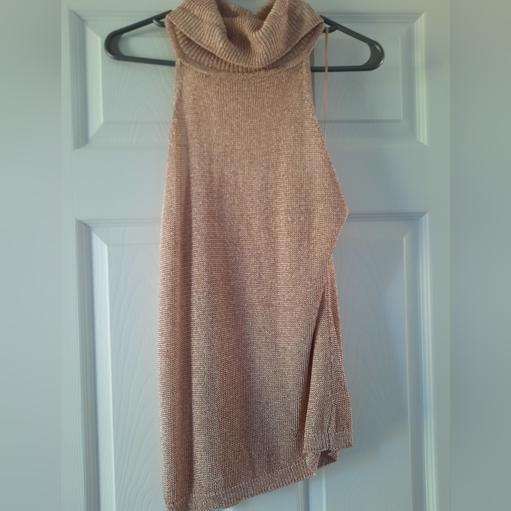 Guess pink knit tank